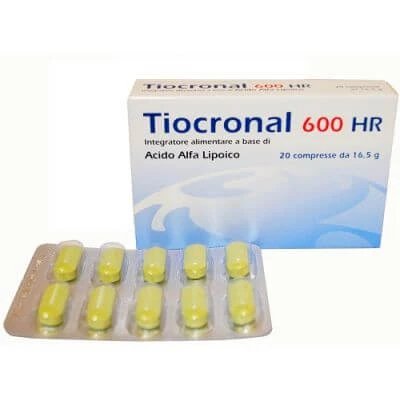 Thiocronal 600 hr 20 comprimate