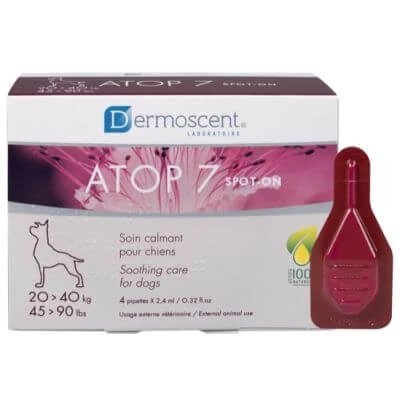 Atop 7 spot-on câini și pisici 20-40 kg 4 pipete x 2,4 ml