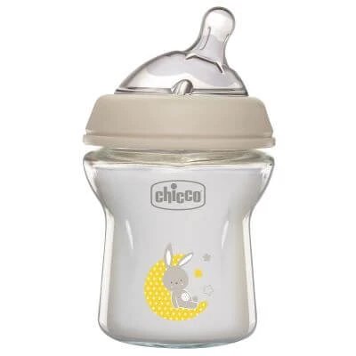 Chicco nat feel sticlă biberon 0m+ 150 ml