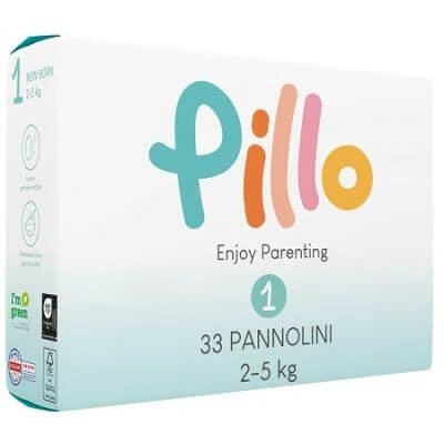 Pillo enjoy scutece pentru nou-născuți 2 5 kg mărimea 1 33 bucăți