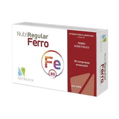Nutriregular Fier 30 comprimate orosolubile