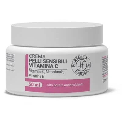 Formulă de cremă facială cu vitamina c pentru piele sensibilă 50 ml fără conservanți