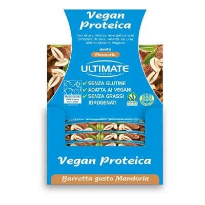 Ultimate vegan protein bar migdale 24 x 40 g