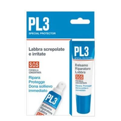 Pl3 sos balsam reparator pentru buze cu cutie 7,5 ml