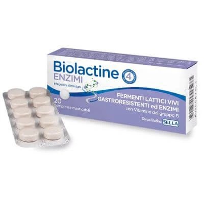 Biolactine enzime 20 comprimate formulă nouă