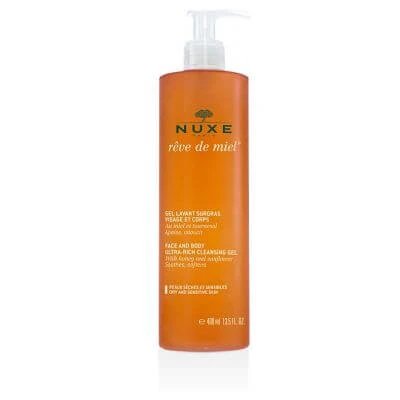 Nuxe reve de miel gel de curățare pentru față și corp 400 ml