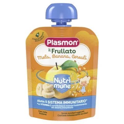 Plasmon nutri-mune măr/banană/cereale 85 g