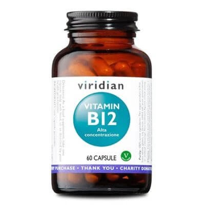 Viridian vitamina b12 înaltă potență 60 capsule viridian vitamina b12 înaltă potență