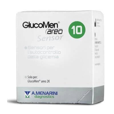 Benzi senzor de glucoză pentru analiza glucozei 10 bucăți