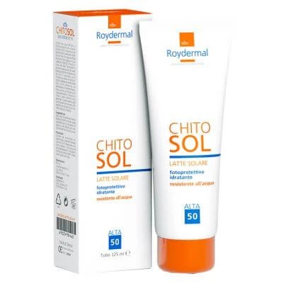 Chitosol sun milk fp 50 tub 125 ml