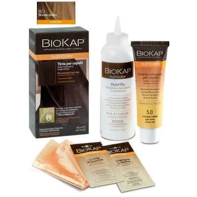 Biokap nutricolor 8.0 nou tub de culoare blond deschis + sticlă