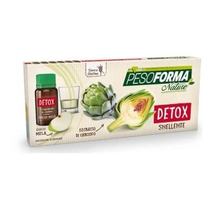 Pesoforma natura detox slăbire 6 fiole 10 ml