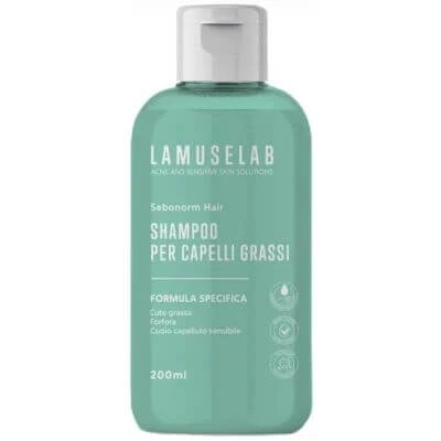 Lamuselab sebonorm șampon de păr pentru păr gras 200 ml