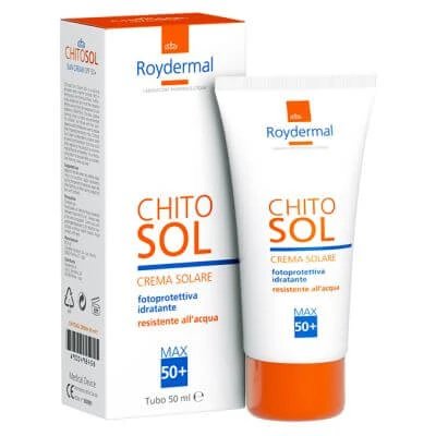 Chitosol cremă solară fp 50+ tub 50 ml