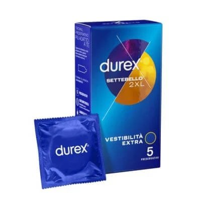 Durix Settebello 2xl prezervativ 5 bucăți
