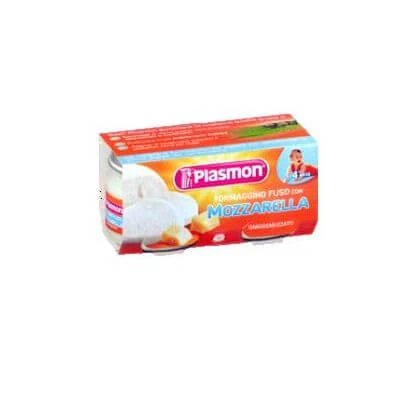 Brânză omogenizată Plasmon mozzarella 80 g x 2 bucăți