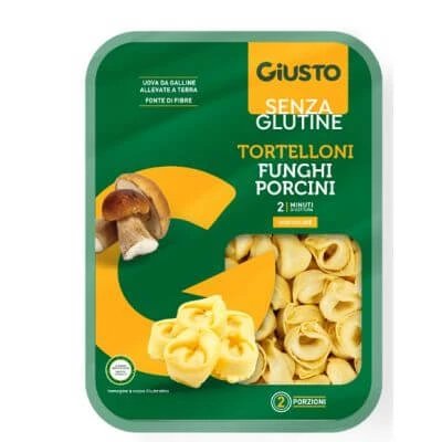 Giusto tortelloni fără gluten cu ciuperci porcini 250 g