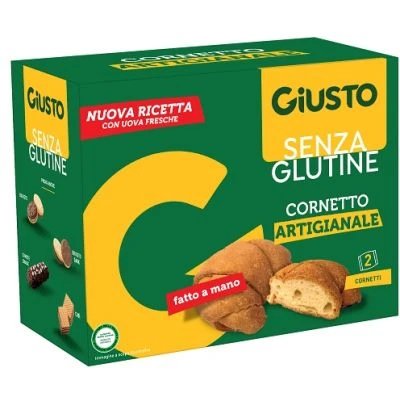 Giusto fără gluten cornetto classico 2 bucăți 80 g rețetă nouă