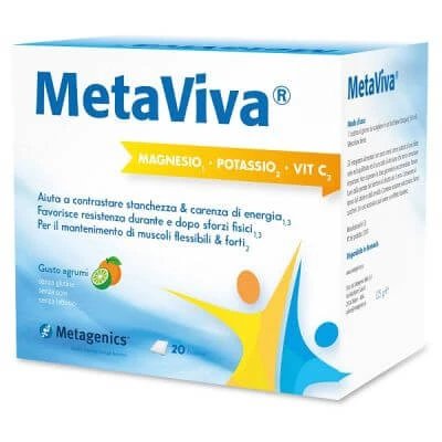 Metaviva magneziu potasiu vitamina c 20 plicuri