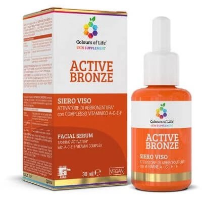 Colours of life ser de bronz activ pentru față 30 ml