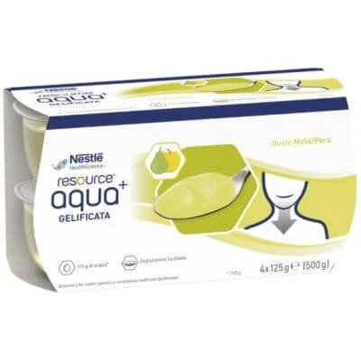 Resursă aqua apă cu jeleu+pereche cupă 6 4x125 g