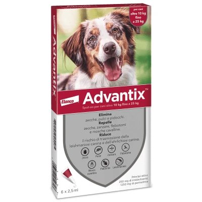 Advantix spot on*6pip 10-25kg