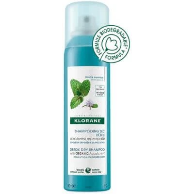 Șampon uscat Klorane mentă 150 ml