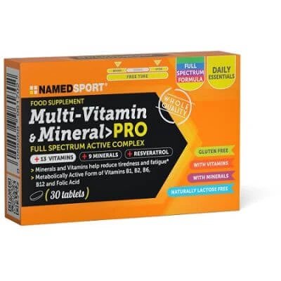 Multi-vitamine&minerale pro 30 comprimate