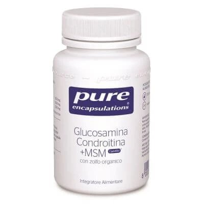 Pure Encapsulations glucozamină condroitină + msm 30 capsule