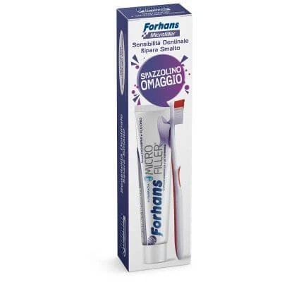 Forhans microfiller pastă de dinți + periuță de dinți