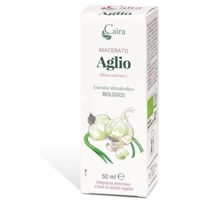 Caira usturoi macerat hidroalcoolic picături organice 50 ml