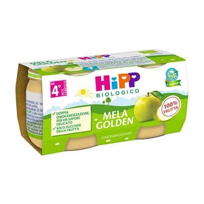 Hipp bio omogenizat măr auriu 2 x 80 g
