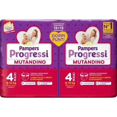 Pampers progrese chiloți maxi pachet dublu 38 bucăți