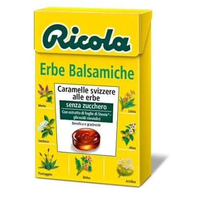 Ricola ierburi balsamice fără zahăr 50 g