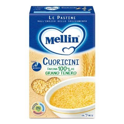 Mellin paste cuoricini 320g