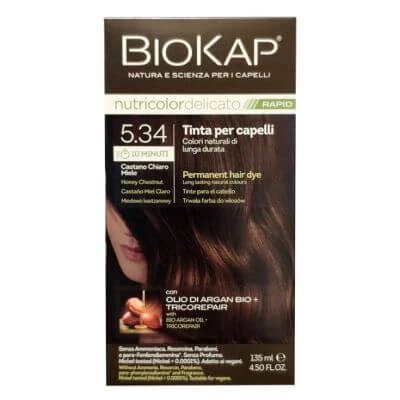 Biokap nutricolor delicat rapid 5.45 miere maro deschis 135 ml