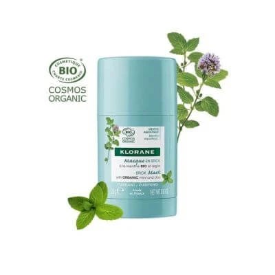 Klorane purificator stick mască apă mentă 25 g