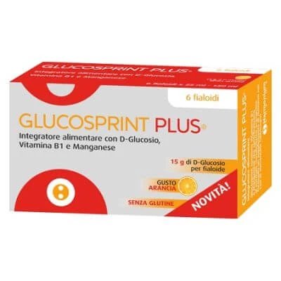 Glucosprint plus orange 6 fiole de 25 ml