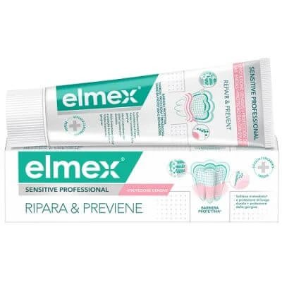 pasta de dinți elmex sensitive repară și previne 75 ml