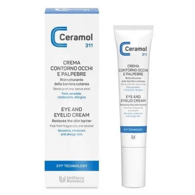 Cremă pentru ochi și pleoape Ceramol 15 ml