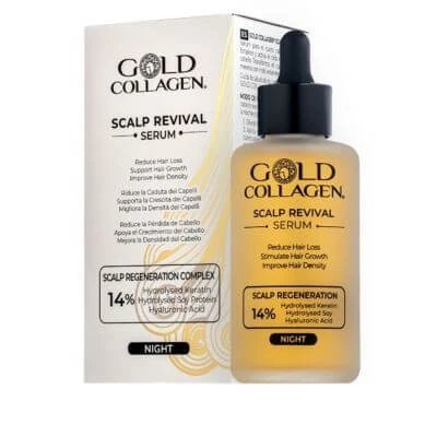 Ser de revigorare a scalpului cu colagen de aur 100 ml