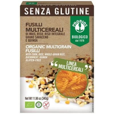 Fusilli din mai multe cereale 340 g