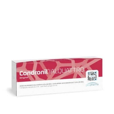 Seringă intraarticulară condronil acid hialuronic 2% 4 ml