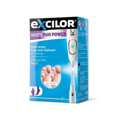 Excilor veruci duo putere crio pen 10 ml + acid pen 1.5 g