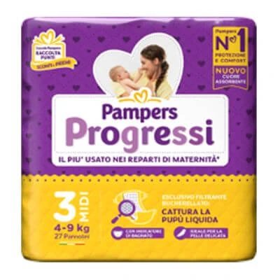 Pampers progres midi 27 bucăți