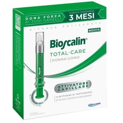 Bioscalin activator de păr de îngrijire totală 2 aplicatoare multidoză x 10 ml