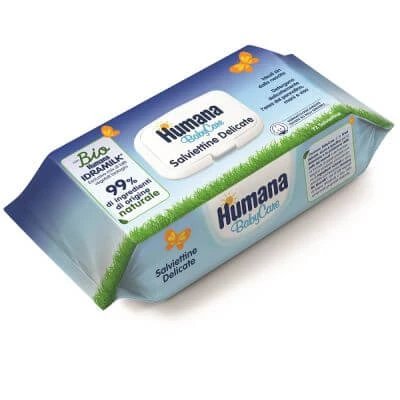 Șervețele Humana pentru îngrijirea bebelușilor 72 bucăți