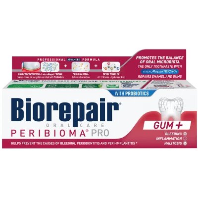 Biorepair îngrijire orală peribioma pro spumă gingiilor apă de gură 200 ml