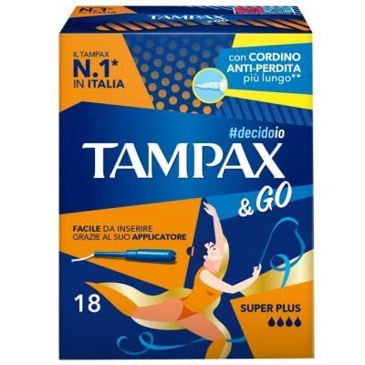 Tampax &go super plus 18 bucăți