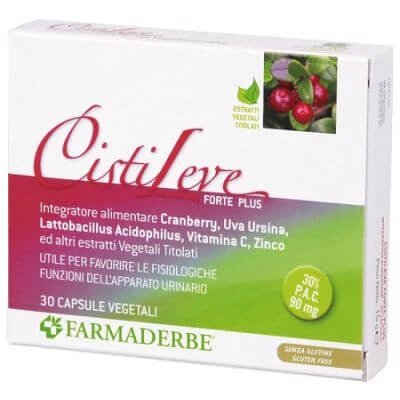 Cystileve forte plus 30 capsule